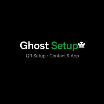 Get Your Ghost QR 👻