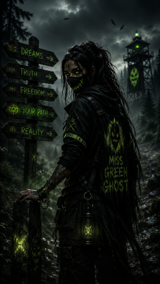 MISS GREEN GHOST (Wallpapers)