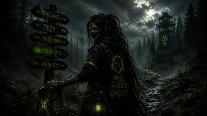 MISS GREEN GHOST (Wallpapers)