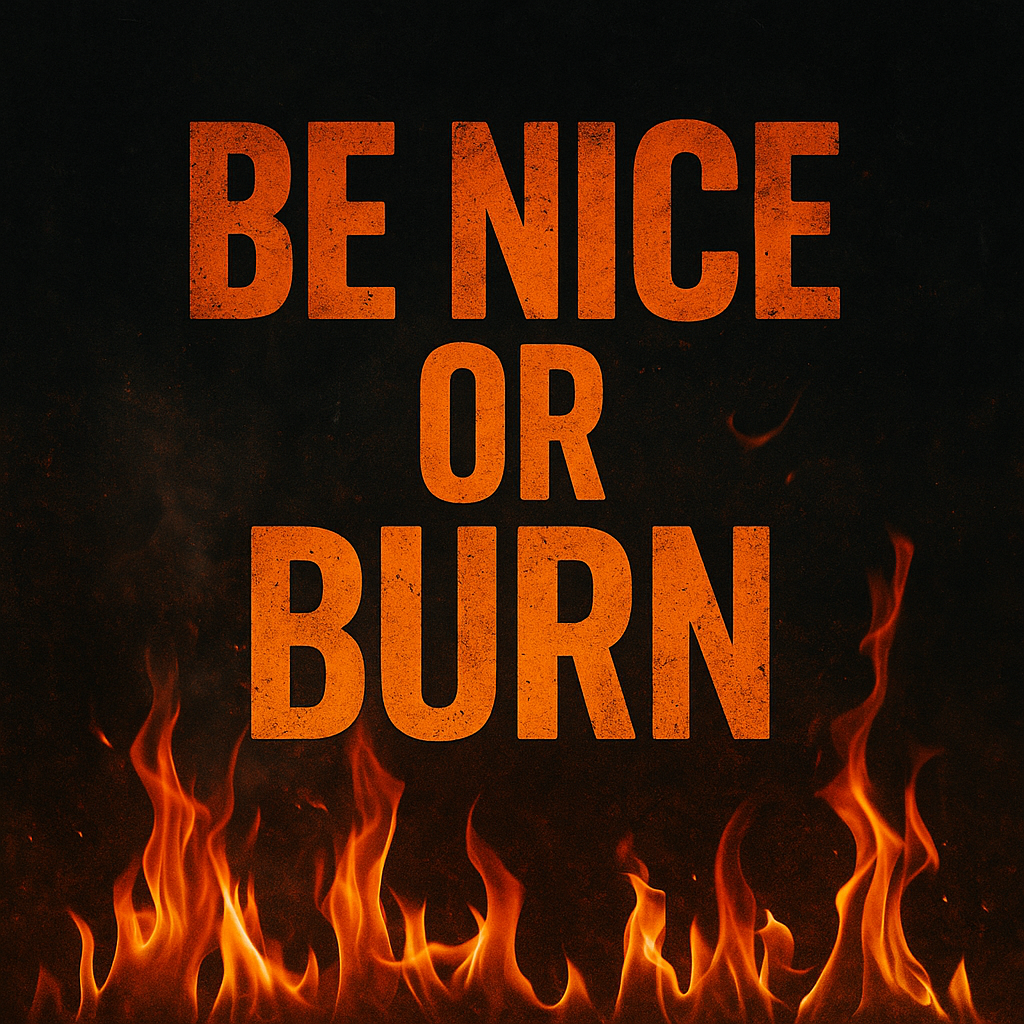 Be Nice or Burn