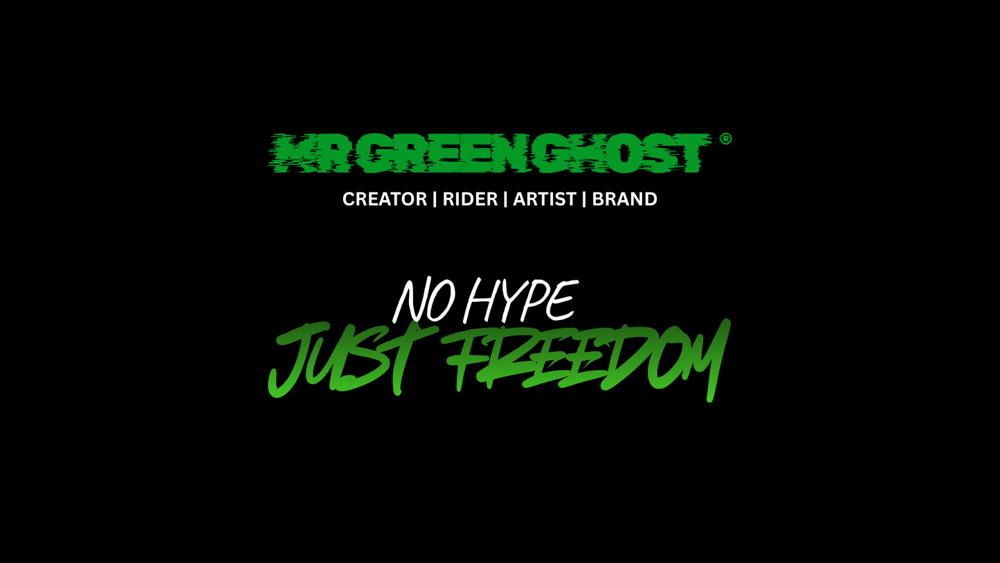 MR GREEN GHOST – No Hype Just Freedom (Wallpapers)